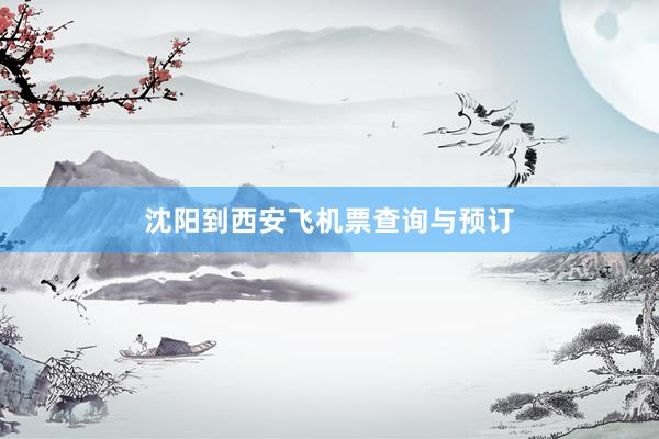 沈阳到西安飞机票查询与预订